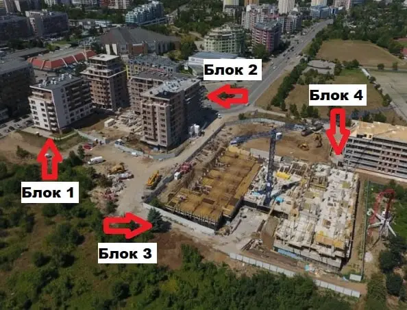 Жилищен комплекс до НСА – 4 сгради
